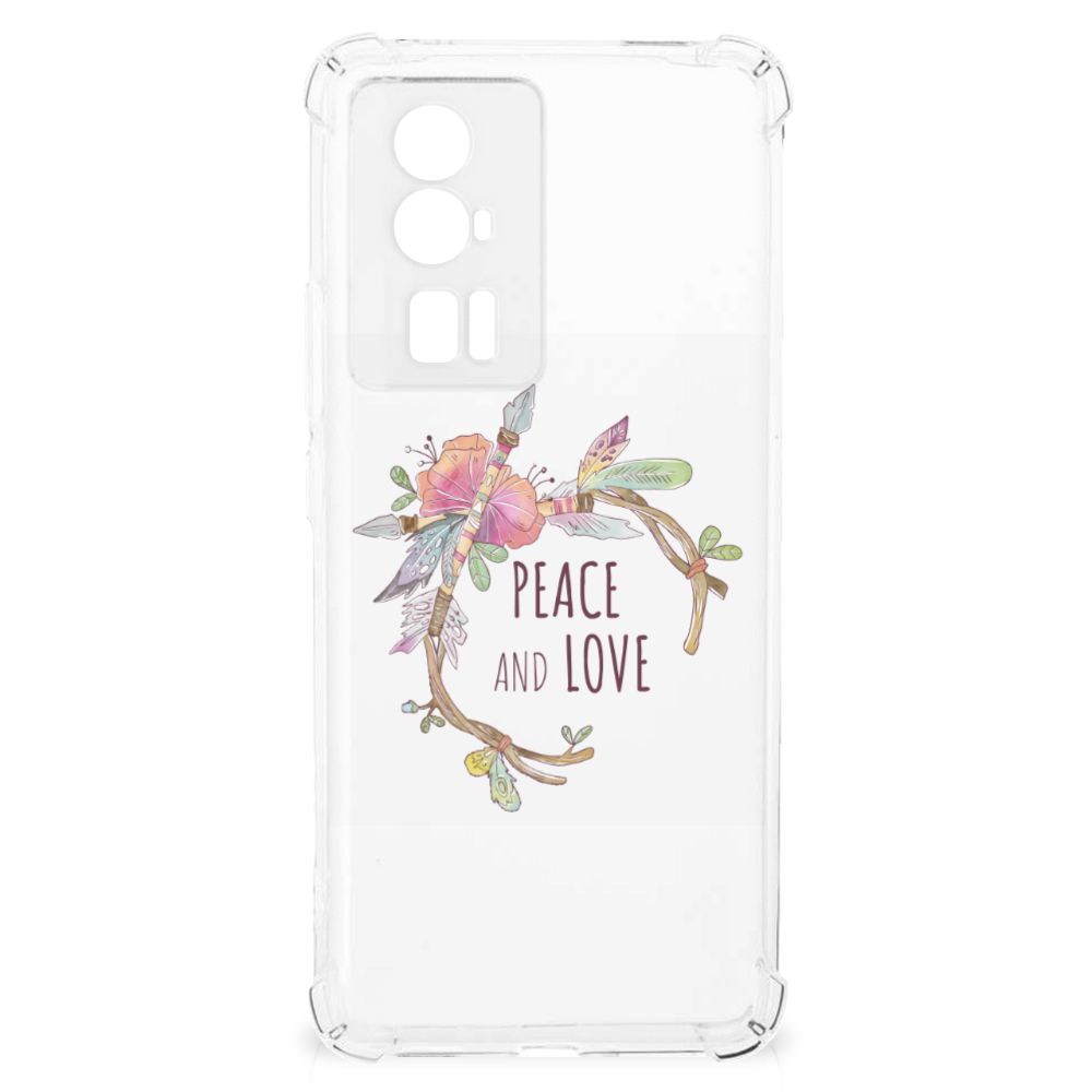 Xiaomi Poco F5 Pro Stevig Bumper Hoesje Boho Text B2C Telecom