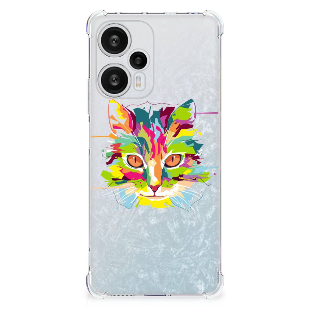 Xiaomi Poco F5 Stevig Bumper Hoesje Cat Color B2C Telecom