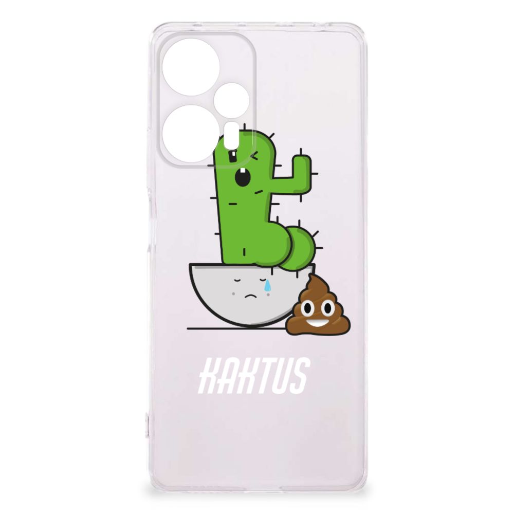 Xiaomi Poco F5 Telefoonhoesje met Naam Cactus Poo