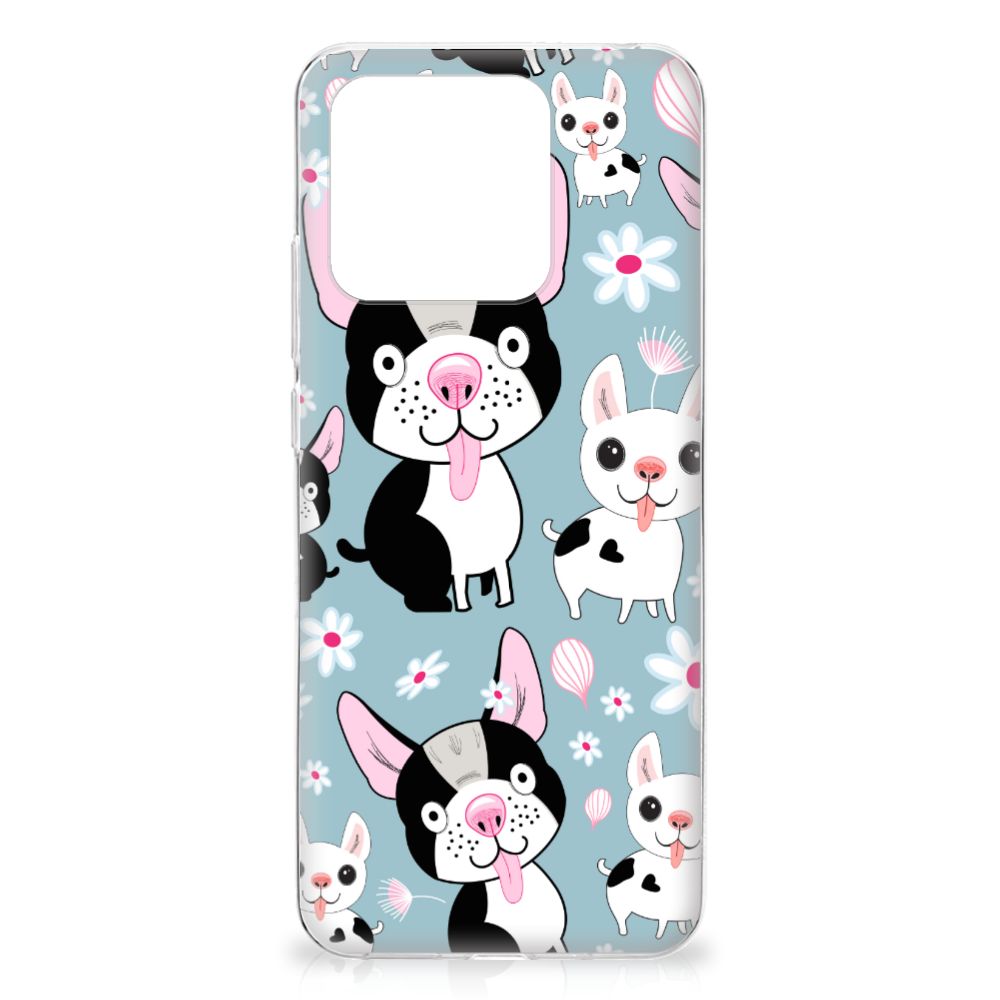 Xiaomi Redmi 10C TPU Hoesje Hondjes honden design voorkant