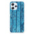 Xiaomi Redmi 12 4G Bumper Hoesje Wood Blue afbladderd blauw hout achterzijde