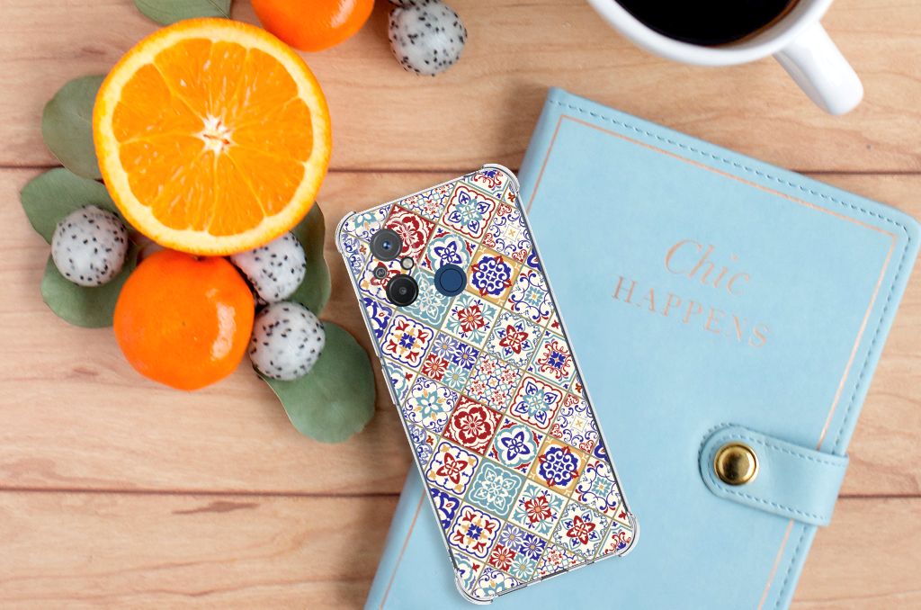 Xiaomi Redmi 12C Anti-Shock Hoesje Tiles Color B2C Telecom