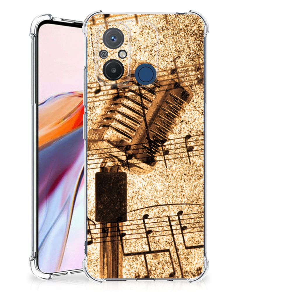 Xiaomi Redmi 12C Anti-shock Hoesje met foto Bladmuziek B2C Telecom