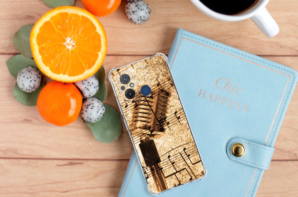 Xiaomi Redmi 12C Anti-shock Hoesje met foto Bladmuziek B2C Telecom