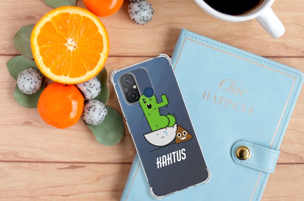 Xiaomi Redmi 12C Stevig Bumper Hoesje Cactus Poo B2C Telecom
