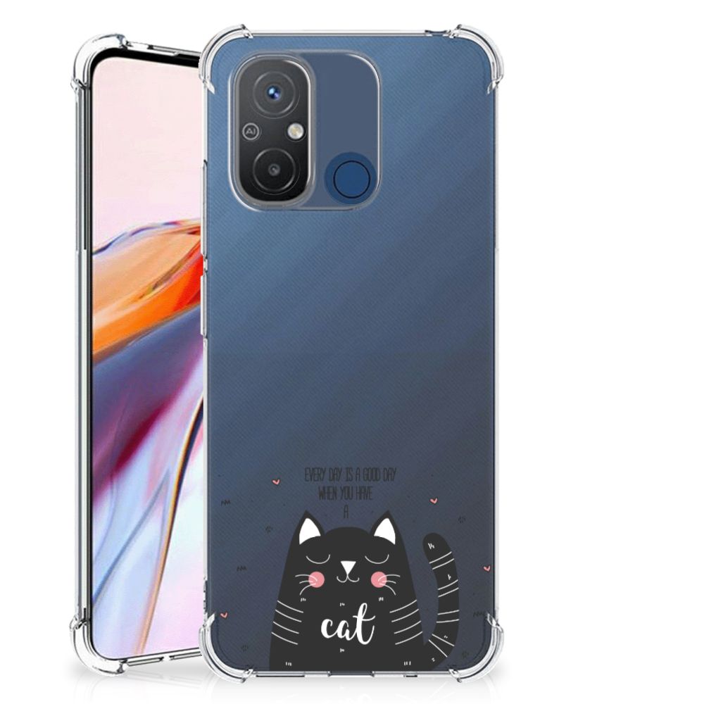 Xiaomi Redmi 12C Stevig Bumper Hoesje Cat Good Day B2C Telecom