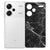 Xiaomi Redmi 13 Pro Plus Hoesje Marmer Zwart TPU Antishock achteraanzicht