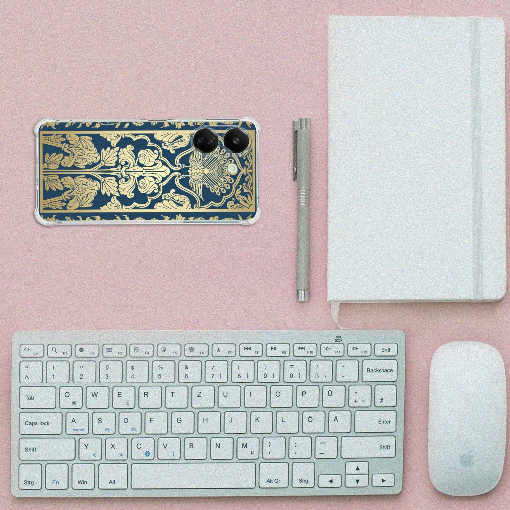 Xiaomi Redmi 13C 4G Case Beige Flowers