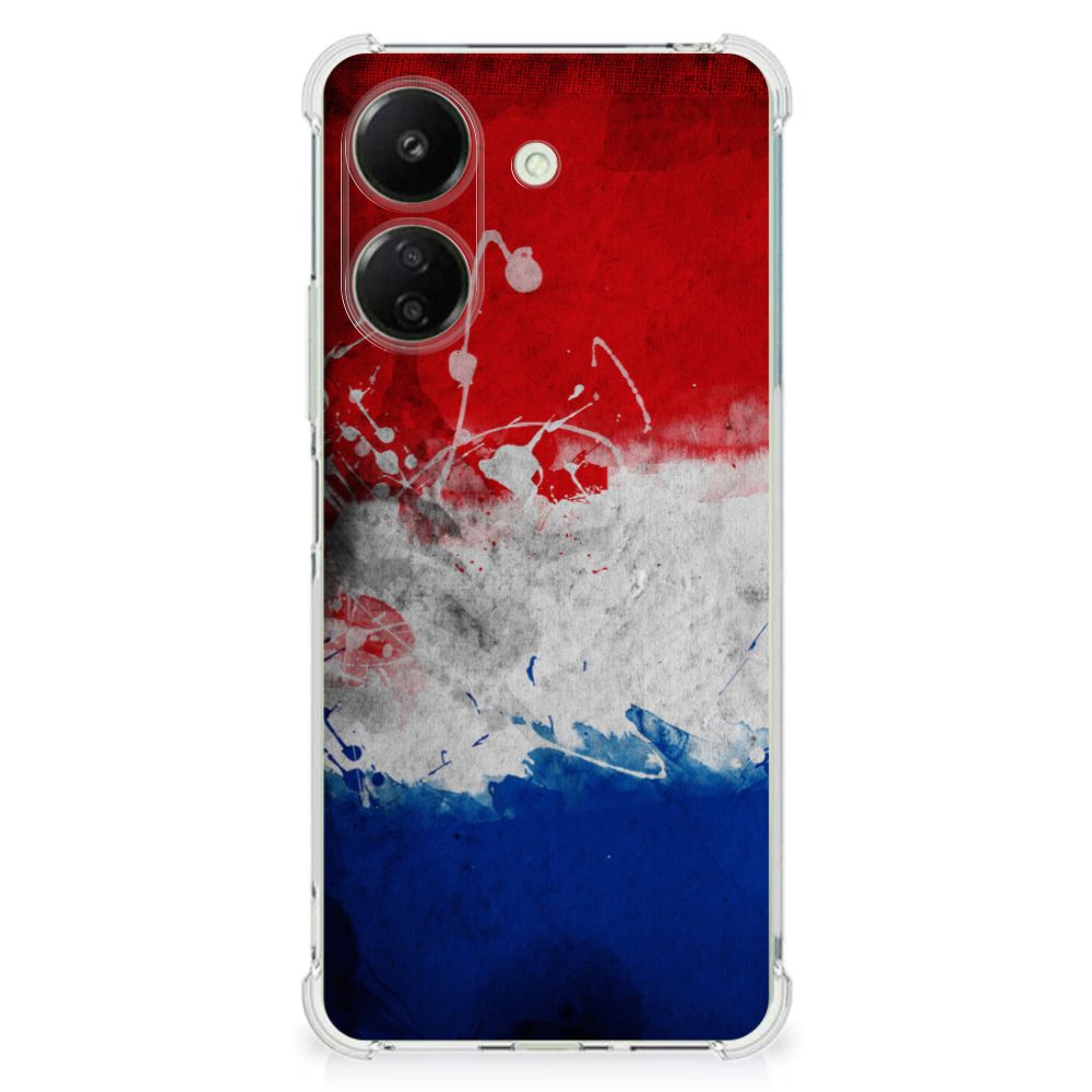 Xiaomi Redmi 13C 4G Cover Case Nederland Nederlandse Vlag design achteraanzicht
