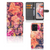 Xiaomi Redmi Note 12 4G Hoesje Bosje Bloemen met ruimte voor pasjes in felgekleurde bloemenprint đ¸