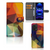 Xiaomi Redmi Note 12 5G | Poco X5 Book Case Polygon Color met geometrisch ontwerp en pasjeshouder.