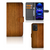 Xiaomi Redmi Note 12 5G Poco X5 Book Style Case Donker Hout voorkant achterkant binnenkant