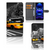 Xiaomi Redmi Note 12 5G Poco X5 Flip Cover New York Taxi design hoesje front zij aanzicht