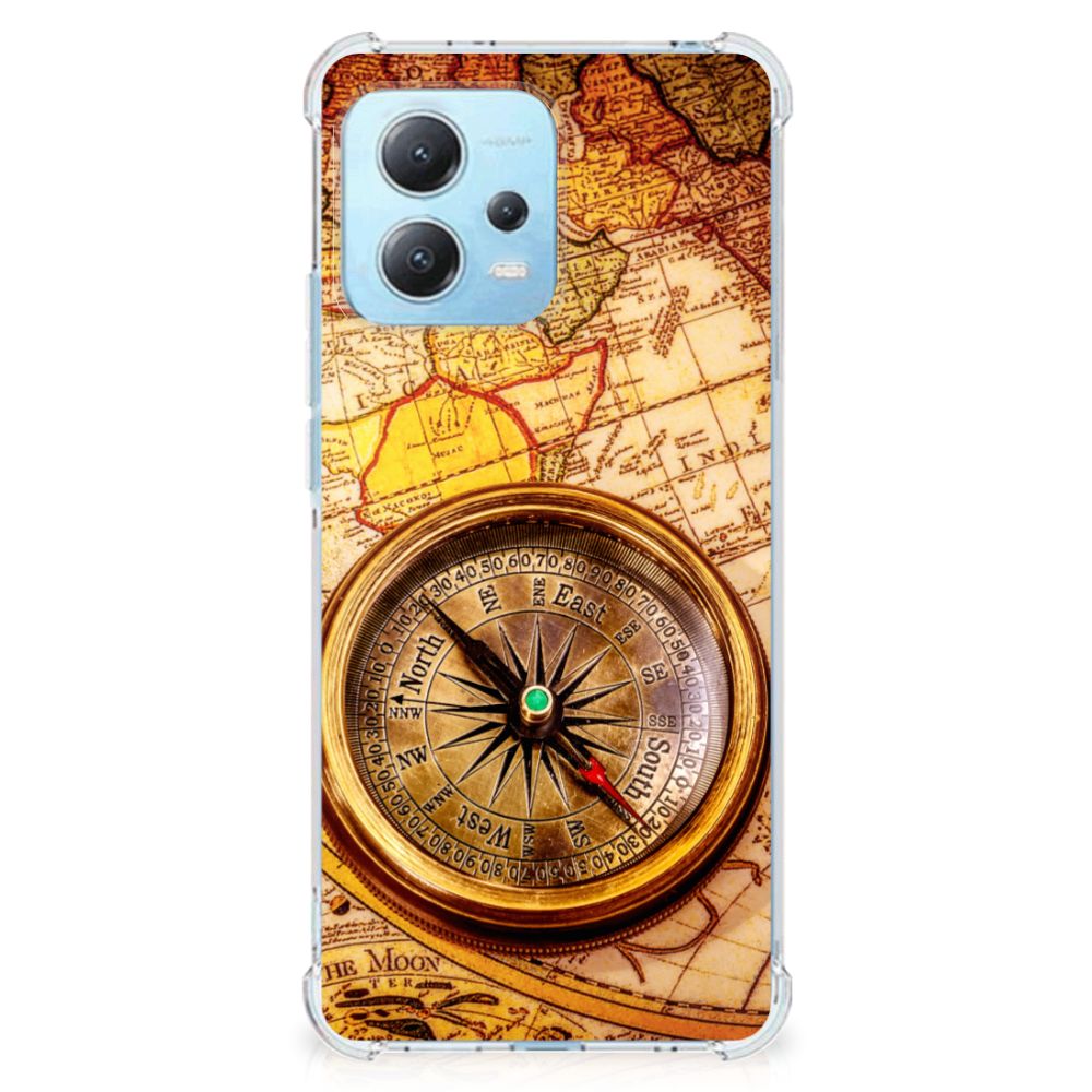 Xiaomi Redmi Note 12 5G Telefoonhoesje met valbescherming Kompas B2C Telecom