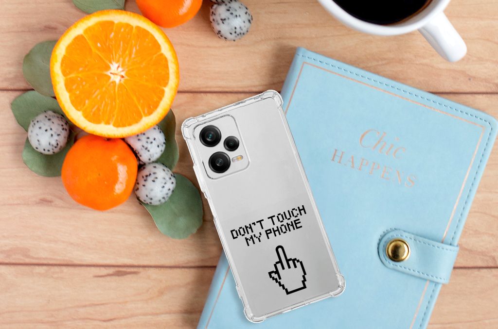 Xiaomi Redmi Note 12 Pro Plus Anti Shock Case Finger Don't Touch My Phone B2C Telecom