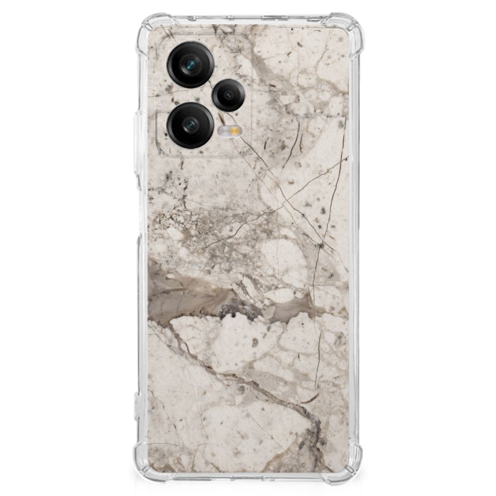 Xiaomi Redmi Note 12 Pro Plus Anti-Shock Hoesje Marmer Beige B2C Telecom
