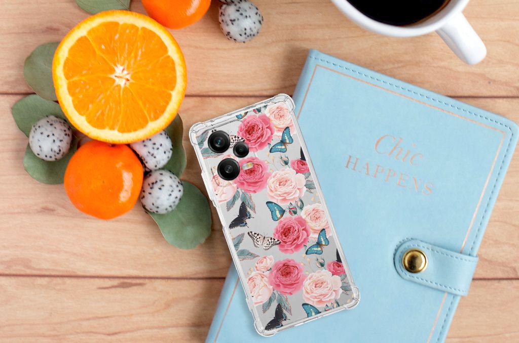 Xiaomi Redmi Note 12 Pro Plus Case Butterfly Roses B2C Telecom