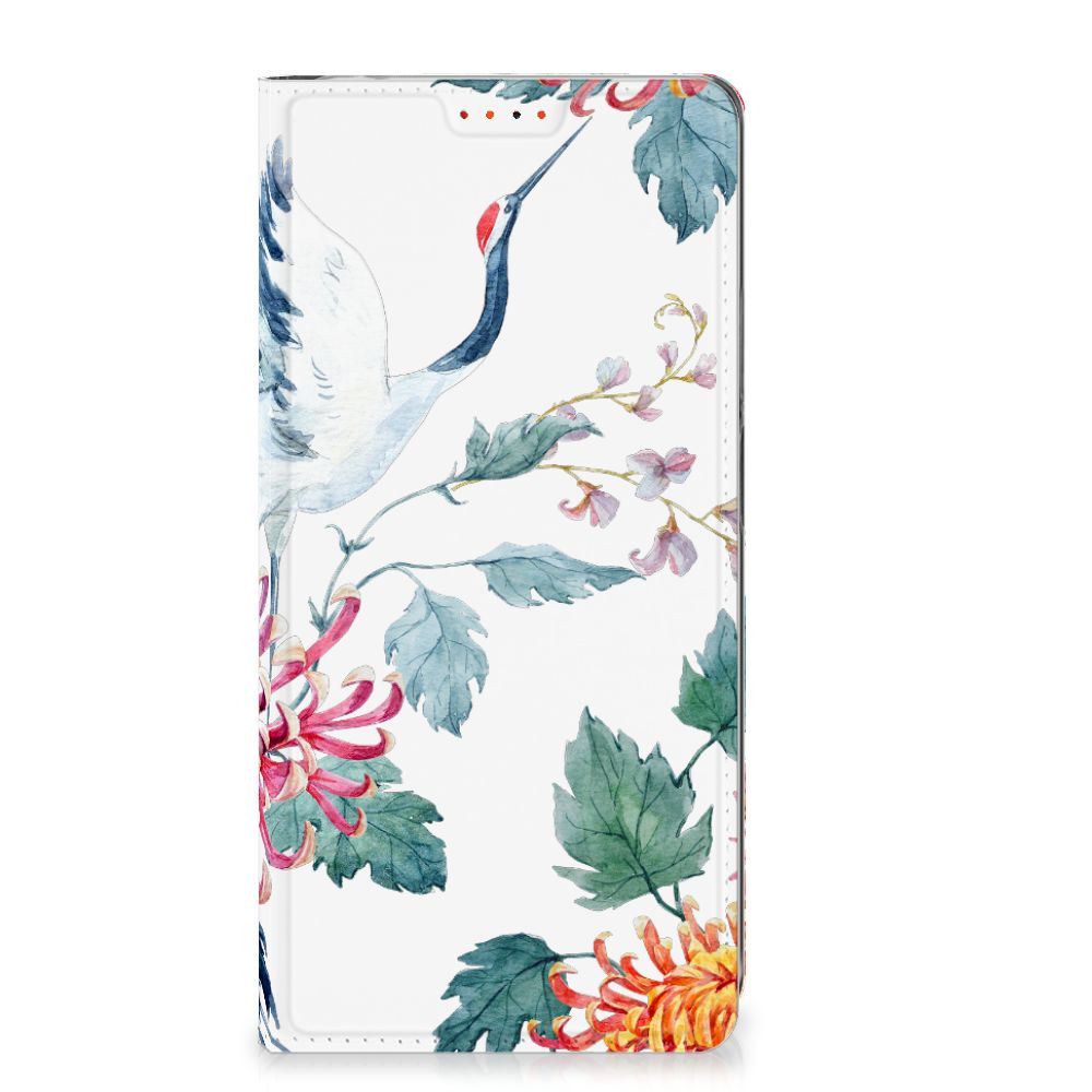 Xiaomi Redmi Note 12 Pro Plus Hoesje maken Bird Flowers