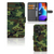Xiaomi Redmi Note 12 Pro Plus Telefoon Hoesje Army Dark boekhoes camouflage design voorzijde en binnenzijde
