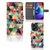Xiaomi Redmi Note 12 Pro Plus Telefoon Hoesje Geruit met kleurrijke ruiten en ruimte voor 3 pasjes, perfect als cadeau! đ
