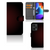 Xiaomi Redmi Note 12 Pro Plus Telefoon Hoesje Geruit Rood met ruimte voor 3 pasjes en minimalistisch design.
