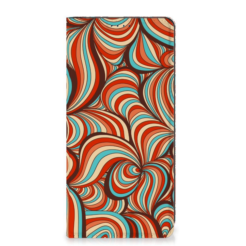 Xiaomi Redmi Note 12 Pro | Poco X5 Pro Bookcase Retro retro design kleurrijk aanzicht