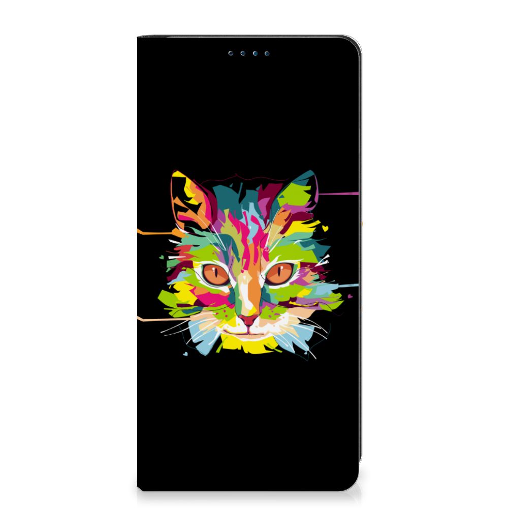 Xiaomi Redmi Note 12 Pro | Poco X5 Pro Magnet Case Cat Color kat kleur ontwerp voorkant