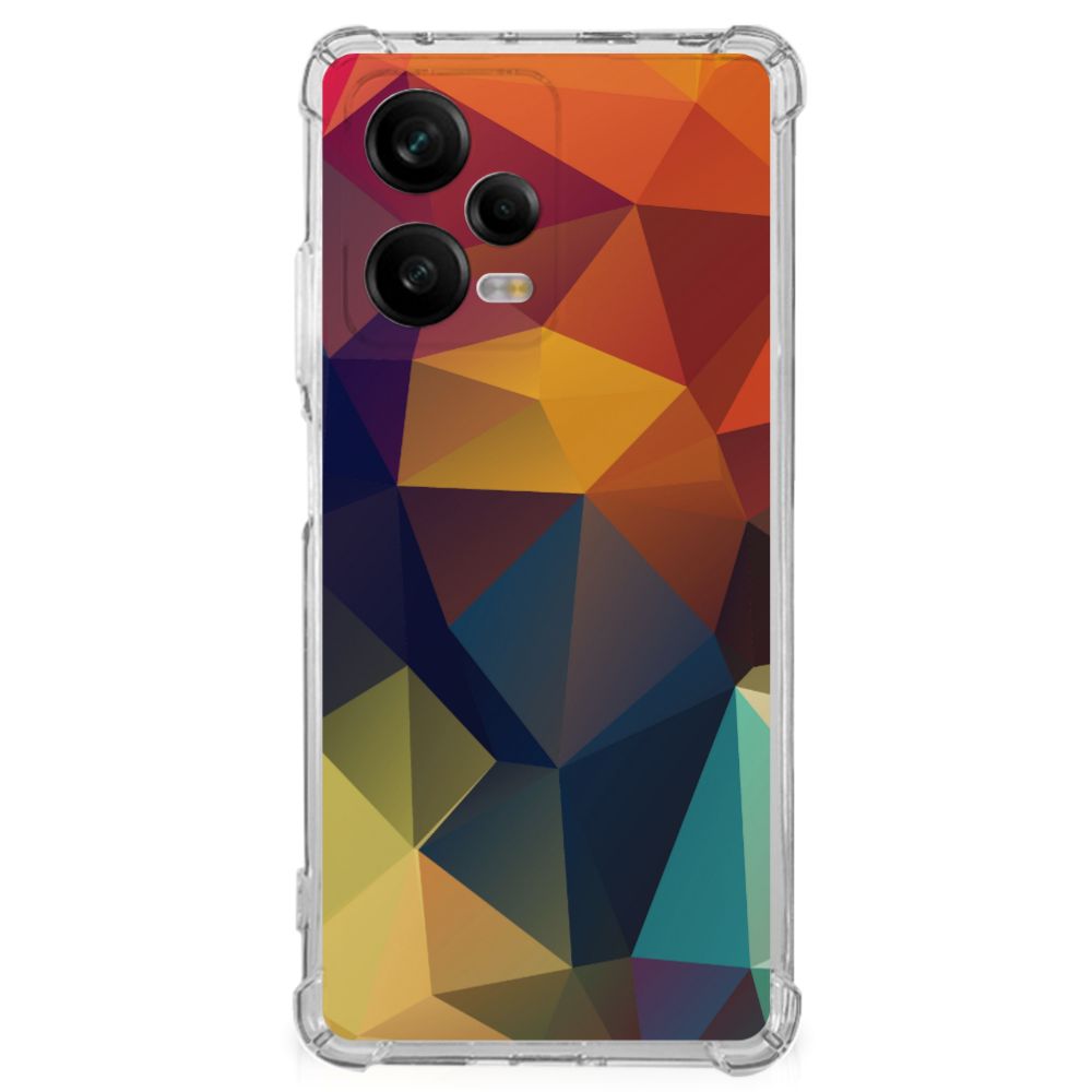 Xiaomi Redmi Note 12 Pro Shockproof Case Polygon Color voorkant