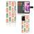 Xiaomi Redmi Note 12S Book Cover Ananas telefoonhoesje ananas design aanzicht