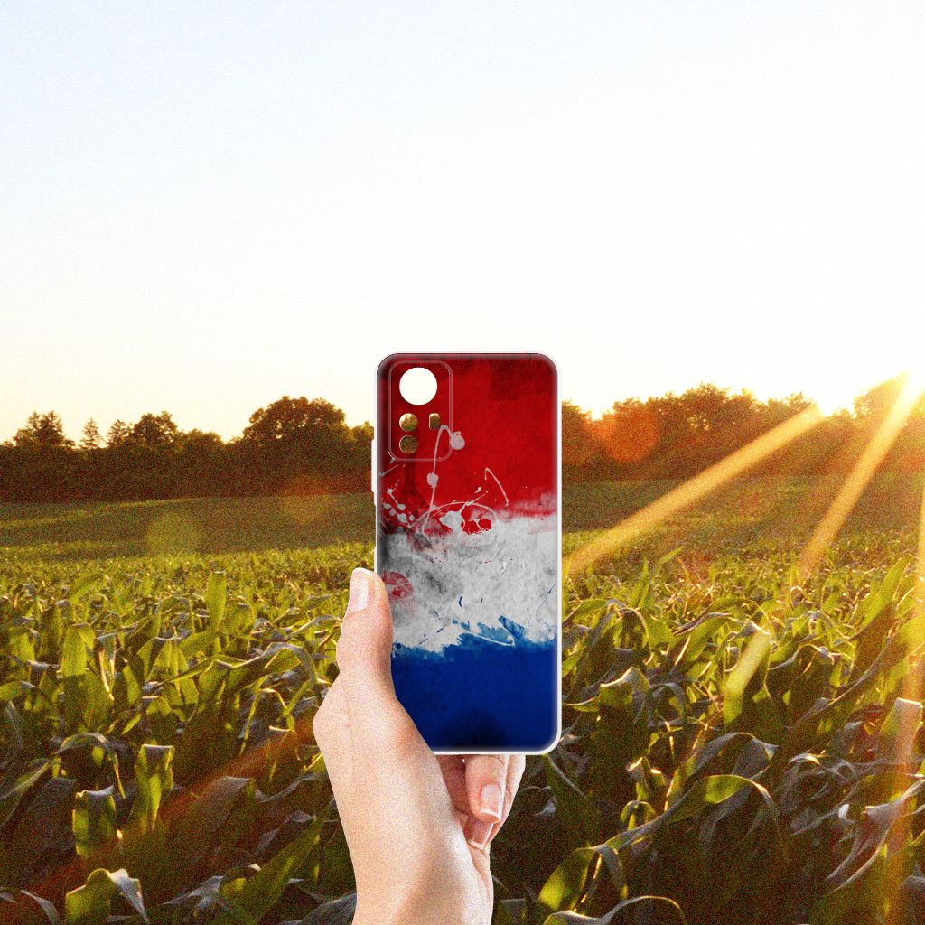 Xiaomi Redmi Note 12S Hoesje Nederland design Nederlandse vlag aanzicht
