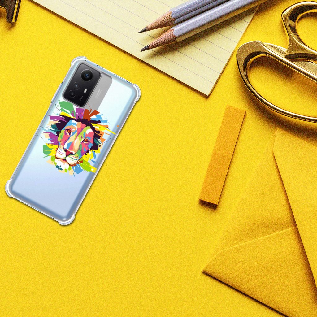 Xiaomi Redmi Note 12s Stevig Bumper Hoesje Lion Color B2C Telecom