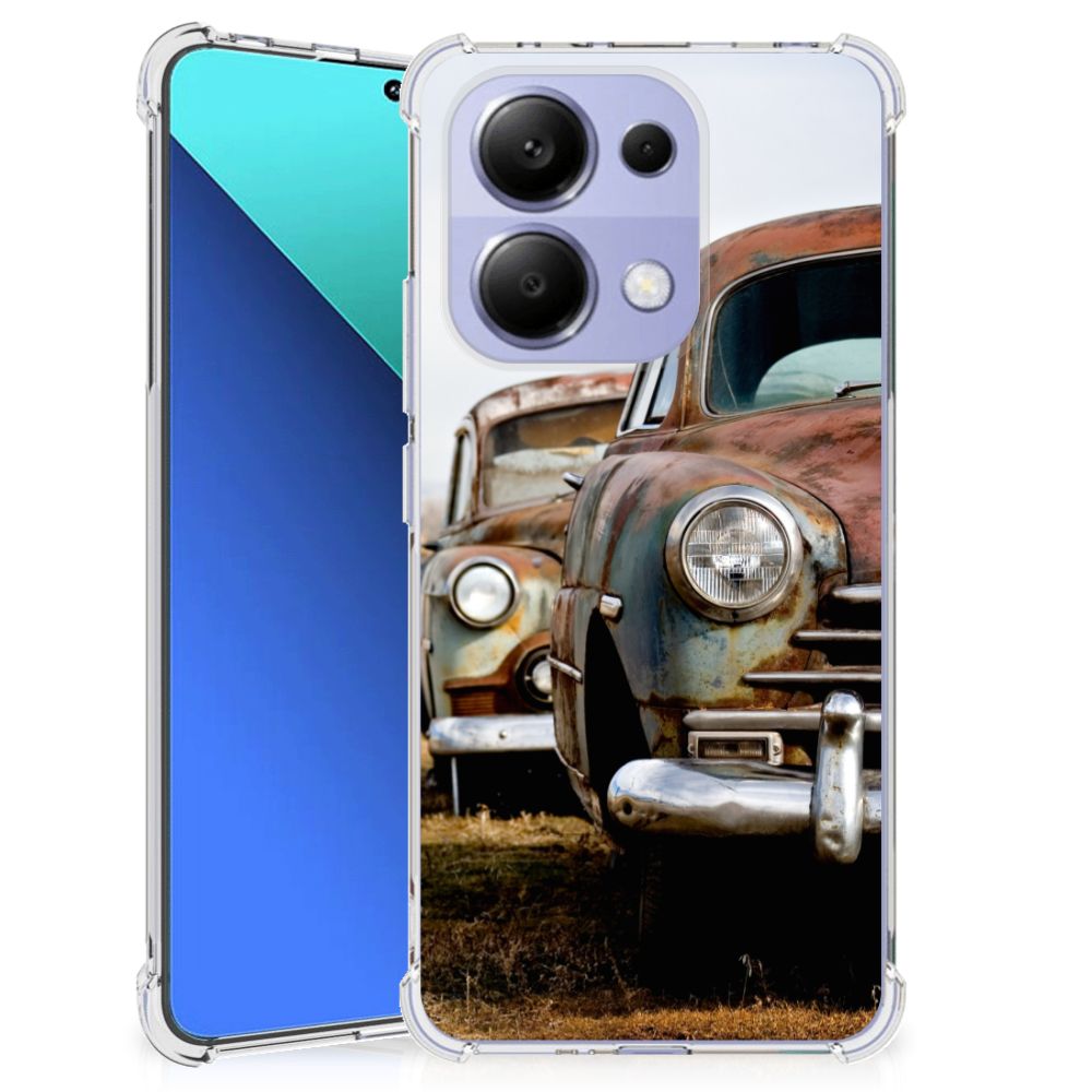 Xiaomi Redmi Note 13 4G Anti-shock Hoesje met foto Vintage Auto B2C Telecom
