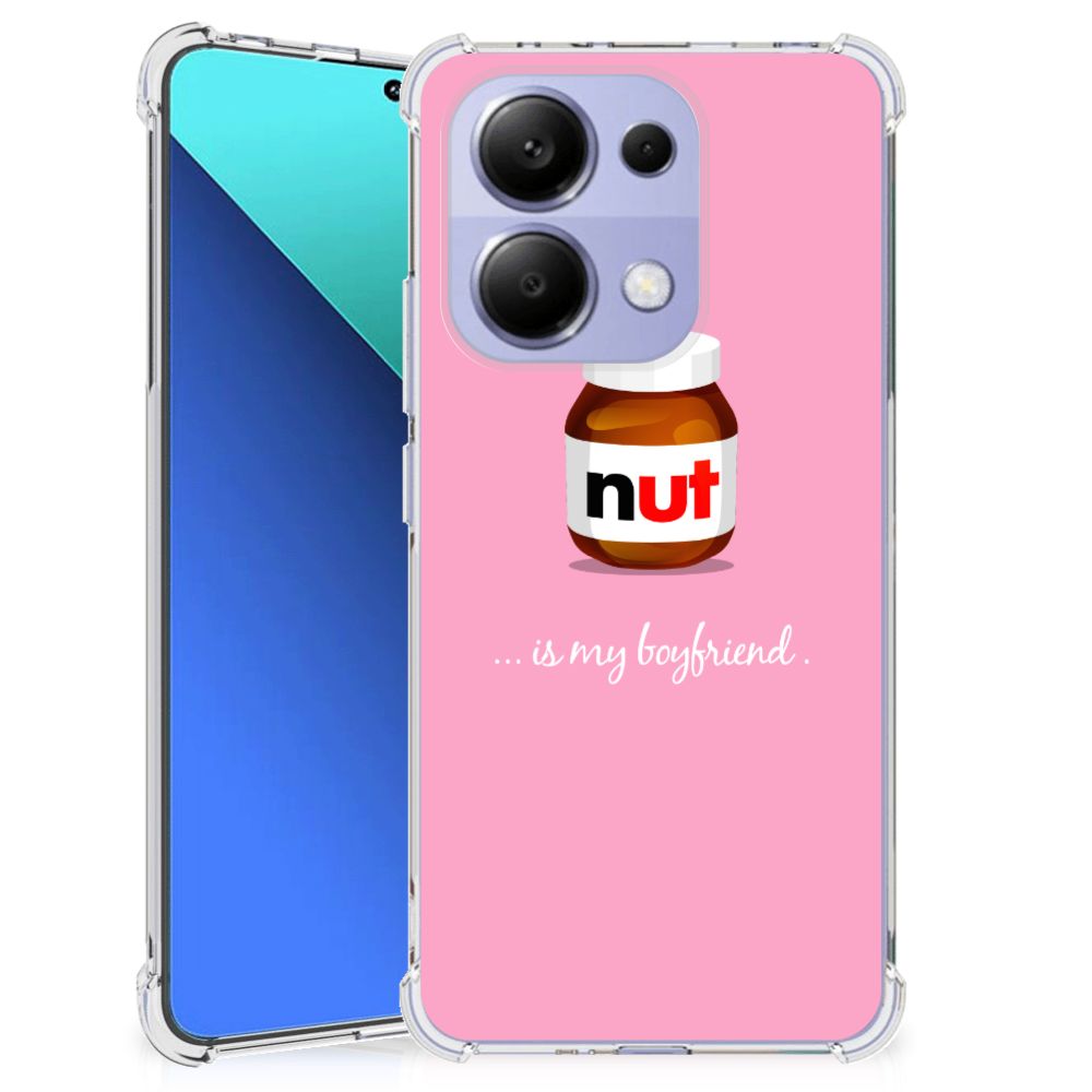 Xiaomi Redmi Note 13 4G Beschermhoes Nut Boyfriend design voorkant