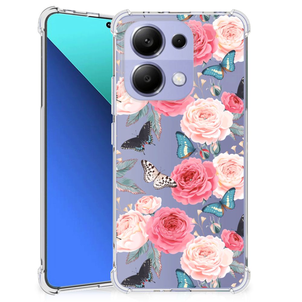 Xiaomi Redmi Note 13 4G Case Butterfly Roses B2C Telecom