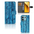 Xiaomi Redmi Note 13 5G Book Style Case Wood Blue