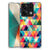 Xiaomi Redmi Note 13 5G TPU bumper Geruit kleurrijk driehoek design aanzicht