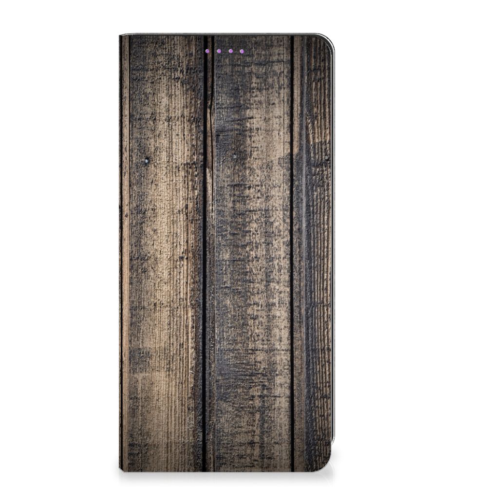 Xiaomi Redmi Note 13 Pro Plus Book Wallet Case Steigerhout voorzijde