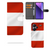 Xiaomi Redmi Note 13 Pro Plus Bookstyle Case Oostenrijk met vlag ontwerp, biedt bescherming en gebruiksgemak.