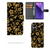 Xiaomi Redmi Note 13 Pro Plus Hoesje Gouden Bloemen design voorkant binnenkant achterkant