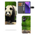 Xiaomi Redmi Note 13 Pro Plus Telefoonhoesje met Pasjes Panda telefoonhoesje panda aanzicht