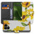 Zonnebloemen Wallet Book Case Voor Fairphone 6 Met Luxe PU Lederen Buitenkant designnaam binnenkant