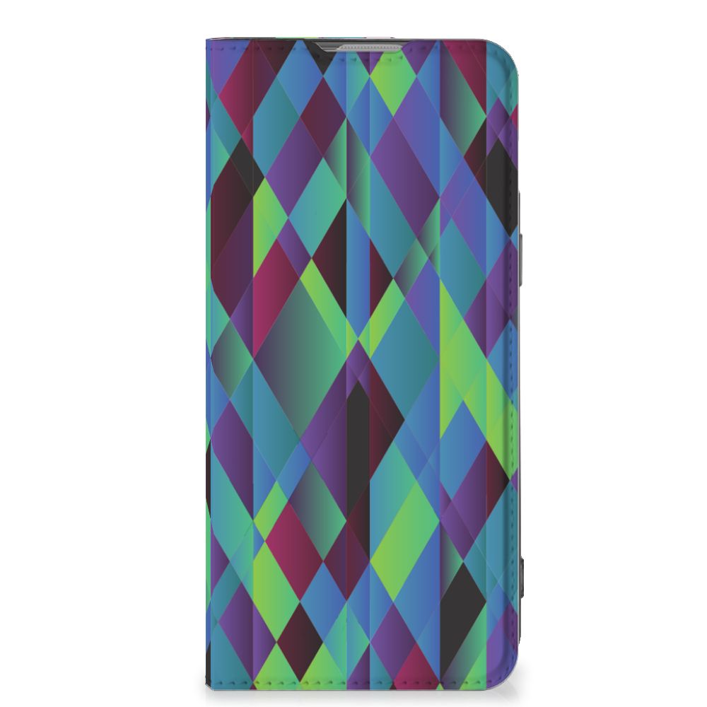 OnePlus Nord 2T Stand Case Abstract Green Blue - B2C Telecom