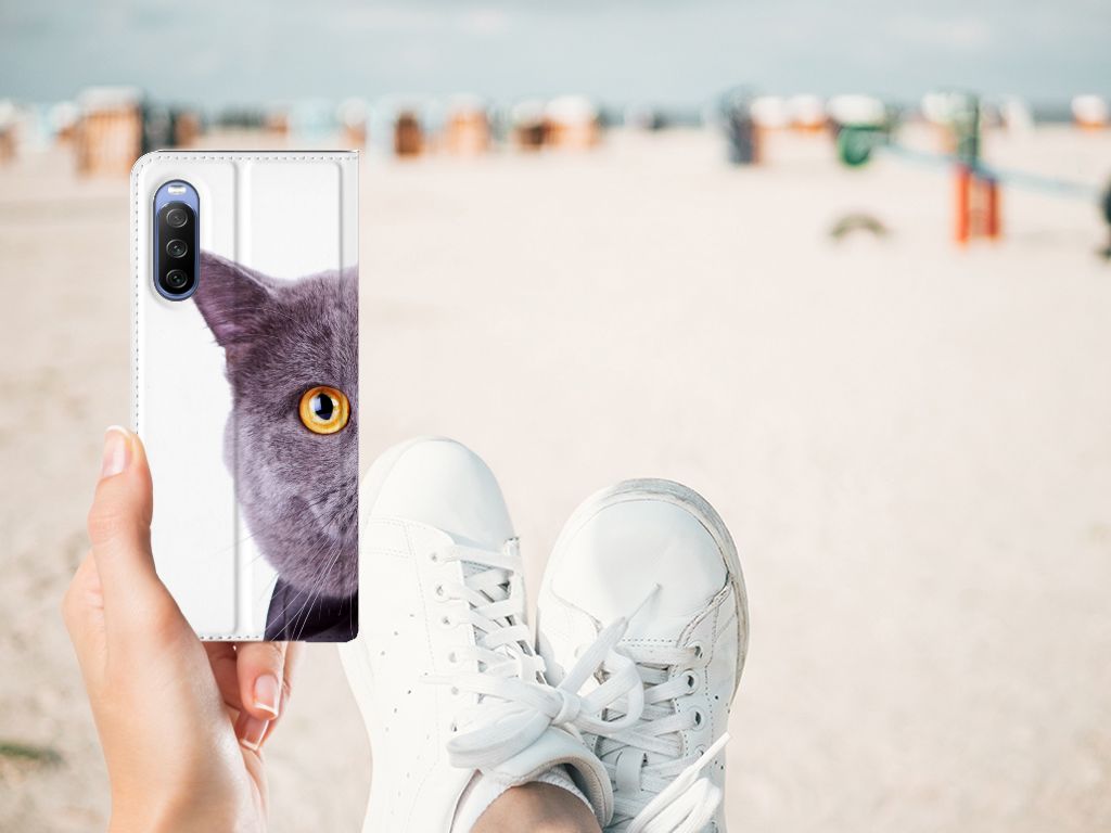 Sony Xperia 10 III Hoesje maken Kat - B2C Telecom