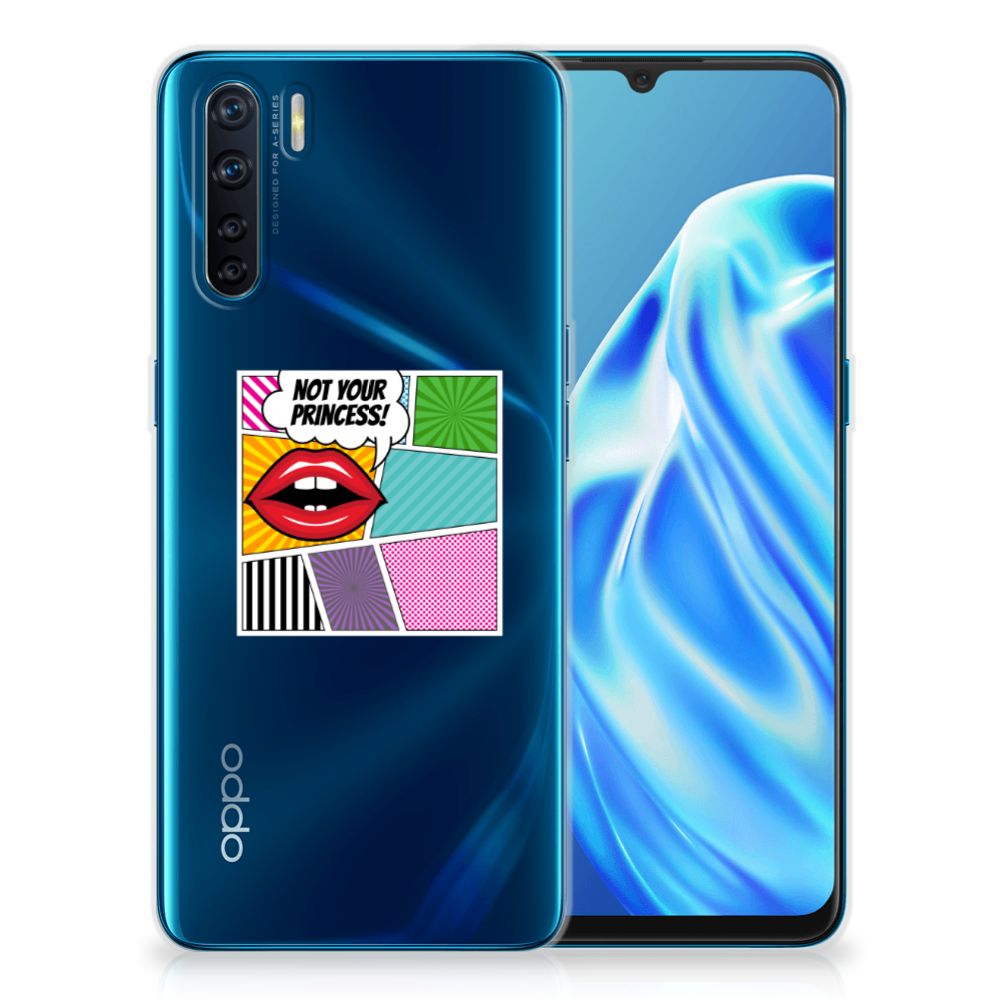 OPPO A91 Silicone Back Cover Popart Princess B2C Telecom