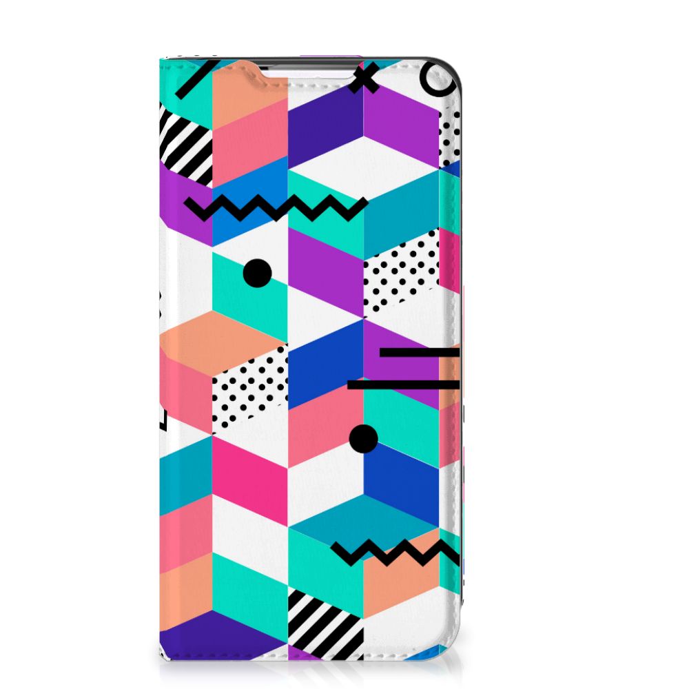 Samsung Galaxy S22 Stand Case Blokken Kleurrijk - B2C Telecom