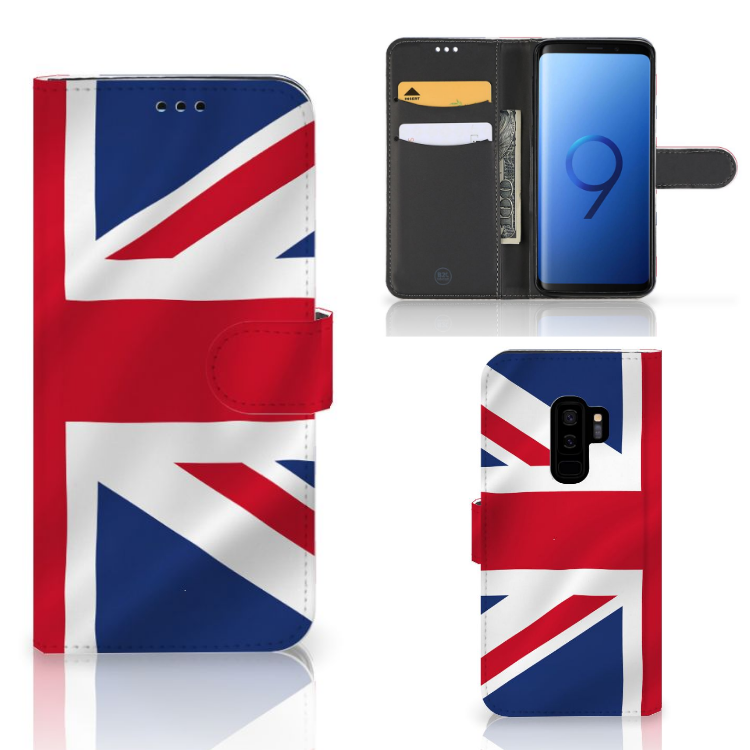 Samsung Galaxy S9 Plus Bookstyle Case Groot-Brittannië