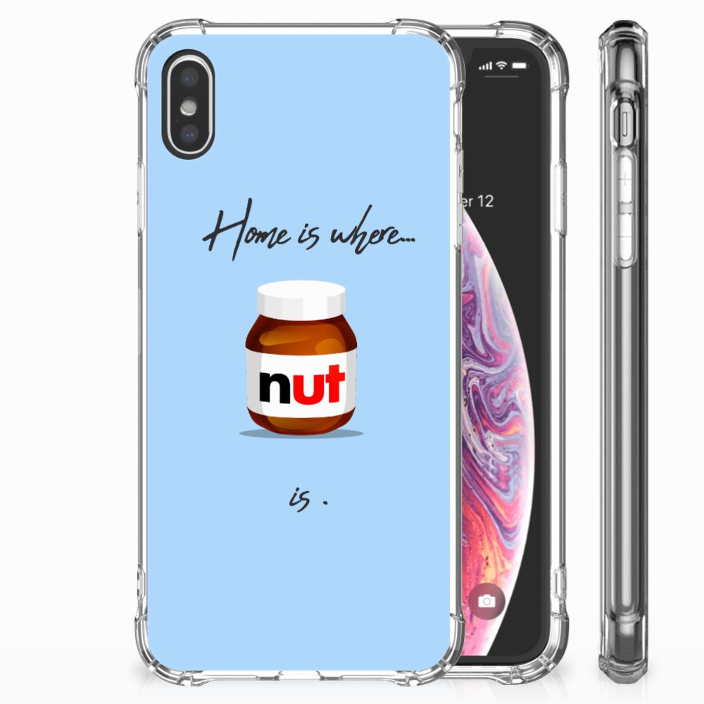 Apple iPhone Xs Max Beschermhoes Nut Home