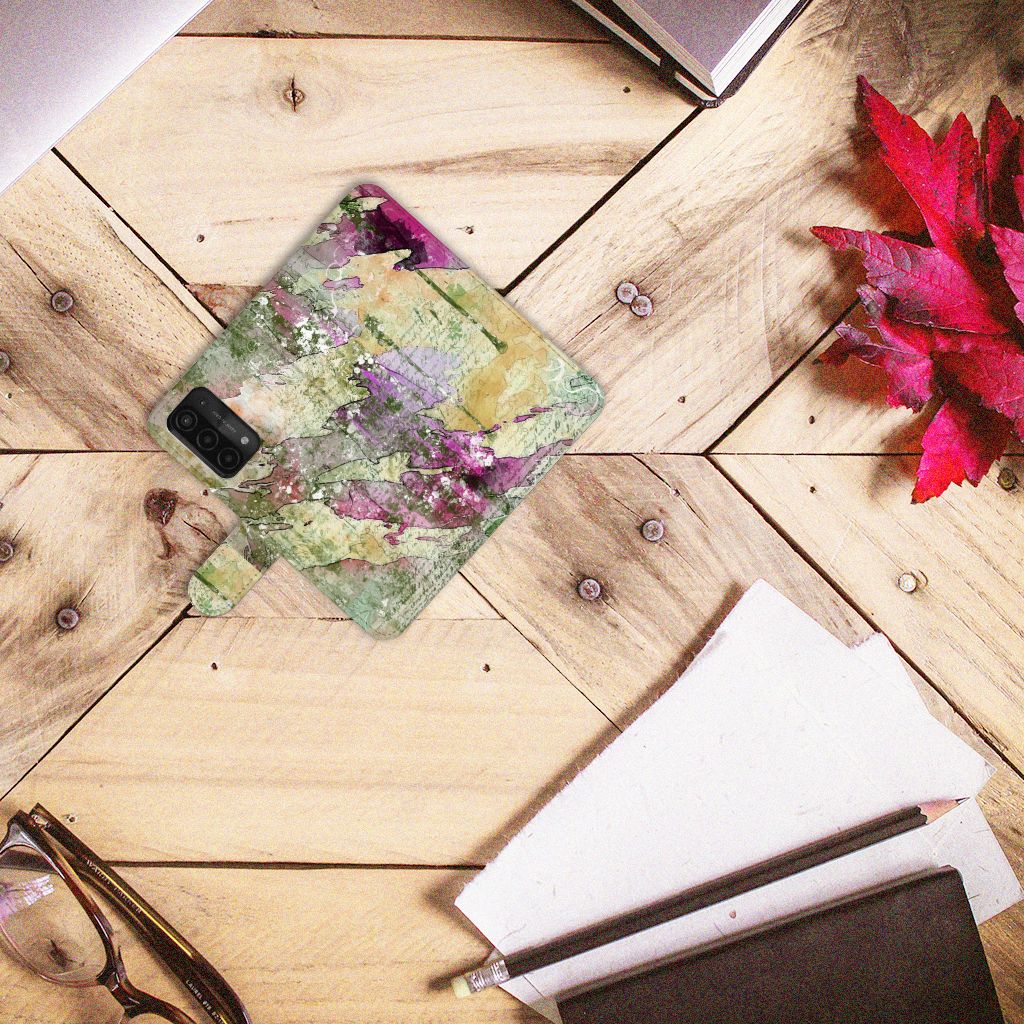 Hoesje OPPO A54 5G | A74 5G | A93 5G Letter Painting