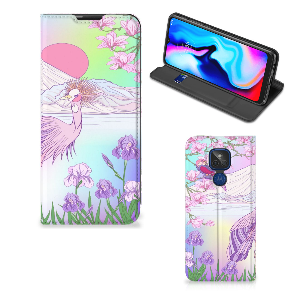 Motorola Moto G9 Play Hoesje maken Bird - B2C Telecom