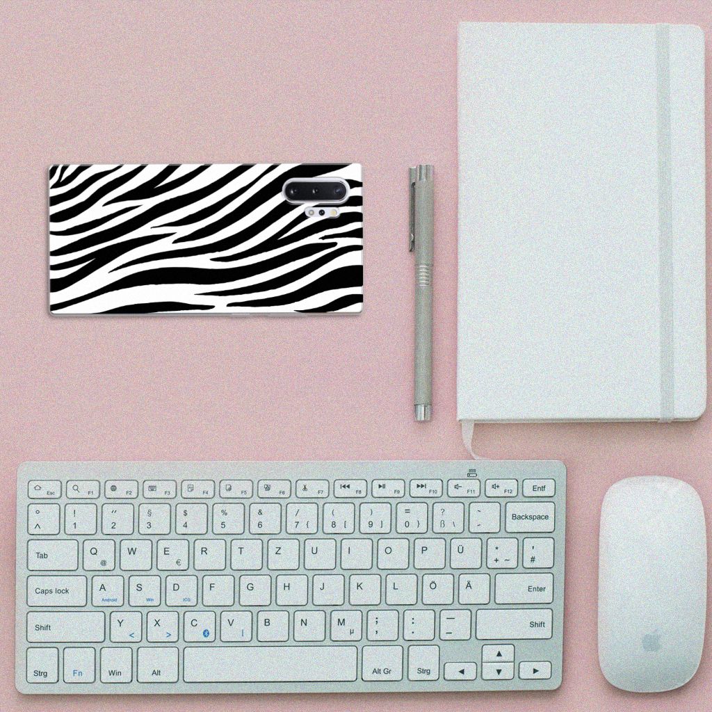 Samsung Galaxy Note 10 Plus TPU Hoesje Zebra